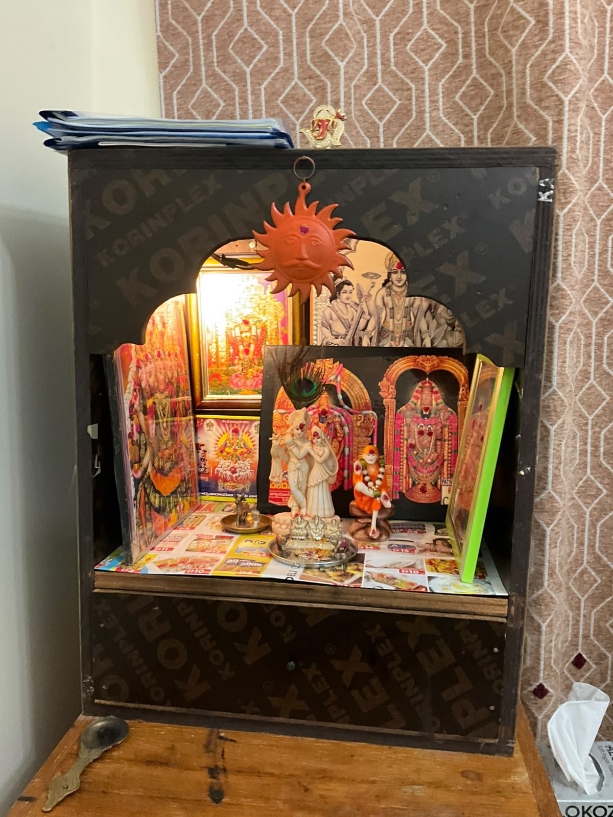 Small pooja unit
