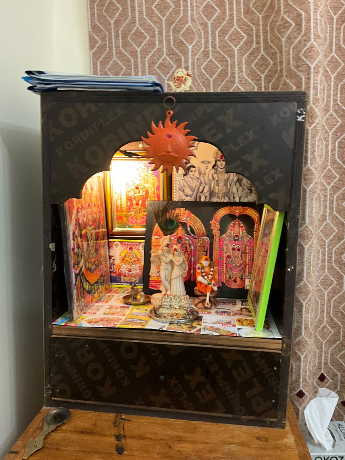 Small pooja unit