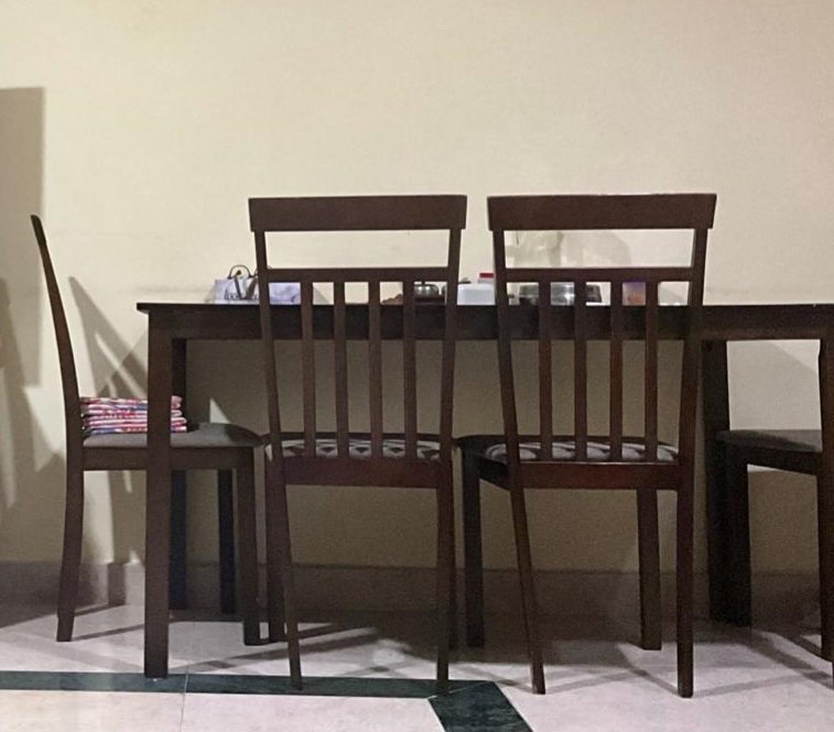 Dining table with 3 chairs
