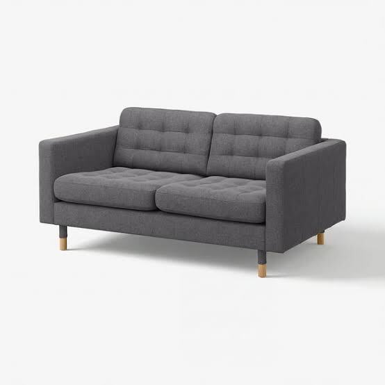 IKEA-style 2-seat sofa